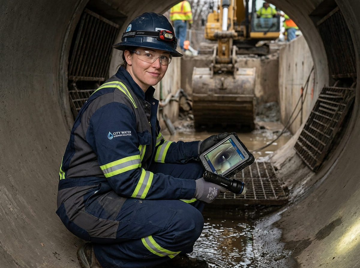 Sewer Line Inspection & Replacement in Malakoff